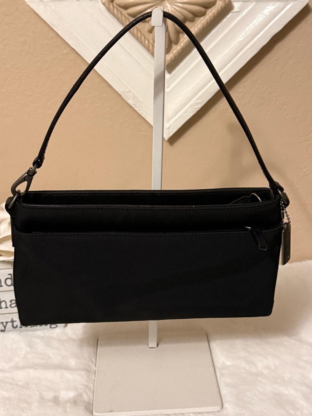 Coach Black Wristlet-Style Bag